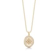 Medallion Necklace - 18K with Diamonds