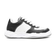 WAYNE LOW ORIGINAL SOLE BASKET LÆDER LAV TOP SNEAKER SORT/HVID