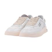 Low Wom Læder Sneakers - Hvid/Beige