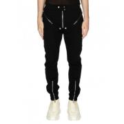 Herre Slim-Fit Bomuld Zipper Bukser