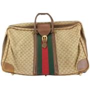 Canvas Gucci Tasker, Brugt, Produceret i Italien