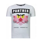 Panther For A Cougar Rhinestone - Herre T-Shirt - 5780W