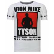 Iron Mike Tyson Rhinestone - Herre T-shirt - 13-6212W