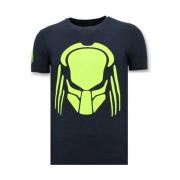 T-shirt Mænd med Push - Predator Neon Print