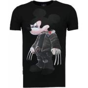 Rygende Rhinestone Bad Mouse - Herre T-shirt - 5090Z