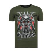 Savage Samurai Rhinestones - Herre T-shirt - 6327G