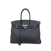 Pre-owned Hermès Birkin i sort læder