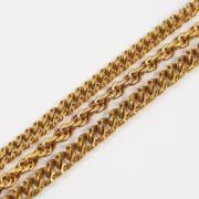Brugt Guld Metal Celine Halskæde