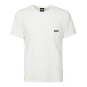 RADOK Lomme T-shirt, Hvid Bomuld Herre