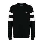 Sorte Sweaters med Crew Neck