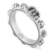 YBC554303001 - 18 kt hvidguld, diamanter - GG Running ring i 18 kt hvidguld og diamanter