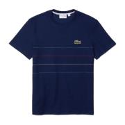 Stribet Bomuld Polo Shirt