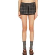 Korte Tartan Mini Shorts