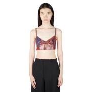 Futuristisk Chainmail Crop Top