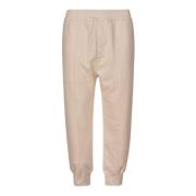 Afslappede Beige Bomuldsjoggers