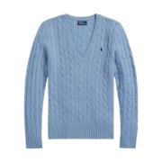 Kimberly Langærmet Pullover - Størrelse L, Farve: New Litchfield Blue