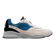 3D Grid Hurricane Cream/Blue Sneakers