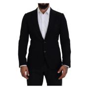 Sort Uld Crown Slim Fit Blazer