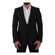 Sort Slim Fit 2 Knaps MARTINI Blazer