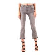 Cropped Denim Jeans til Kvinder