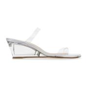 Transparente PVC Lucite Aleena Mules