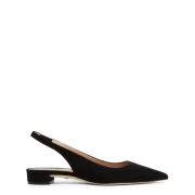 Suede Slingback Ballerinaer