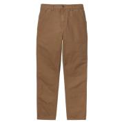 Afslappet pasform Single Knee Pant i Hamilton Brown