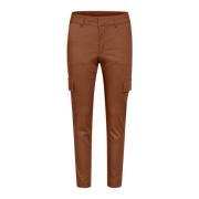 Slim Fit Cargo Lommebukser Soft Silt