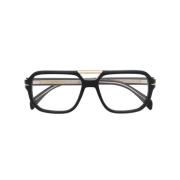 Sorte Optiske Briller, alsidige og stilfulde