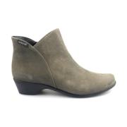 Nubuck Ankelstøvle i Pewter Grey