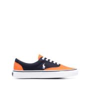 Navy/Orange Keaton Pony Sneakers