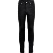 Sorte Slim Jeans - Klassisk 5-Lomme Stil