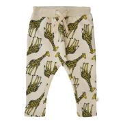 Giraf Print Sweatpants - Hvid Svane