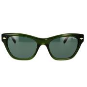 Cat-eye Solbriller i Grøn