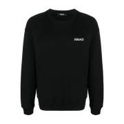 Grafisk Print Crew Neck Sweatshirt