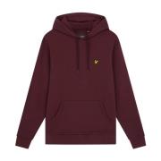 Burgundy Pullover Hoodie - Klassisk Stil