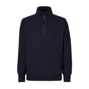 Diagonal Raised Fleece Stand Krave Sweatshirt