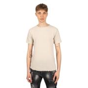 Afslappet Rund Hals T-Shirt