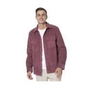 Bordeaux Corduroy Overshirt