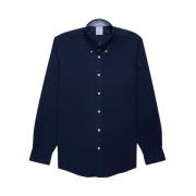 Regent Regular-Fit Non-Iron Sport Skjorte, Oxford Stretch, Button-Down Collar