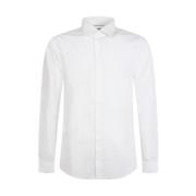 Hvid Bomuldsskjorte til Mænd