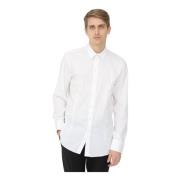 Klassisk Hvid Skjorte med Logo Knapper
