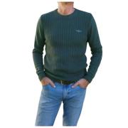 Bomuld Strik Rund Hals Sweater