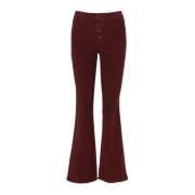 Flare Velour Damebukser