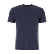 Air-force blå lyocell blanding t-shirt