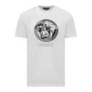 Hvid Medusa Logo T-shirt
