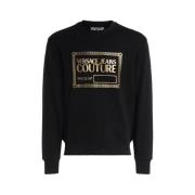 Sort og Guld Logo Sweatshirt