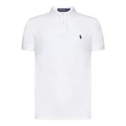 Elegant Hvid Polo T-Shirt til Mænd