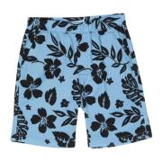 Blå Blomstret Bermuda Shorts til Børn