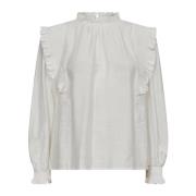 Feminin Smock Frill Bluse